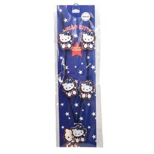 Hello Kitty Light-Up Necklace With Patriotic Design By Claires Red White Blue